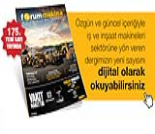 İş Makinası - FORUM MAKİNA DERGİSİ YENİ SAYISI DİJİTAL OLARAK DA YAYINDA Forum Makina